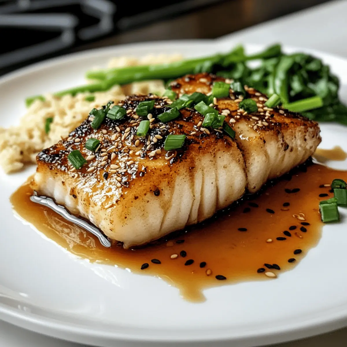 Ginger Soy Glazed Cod