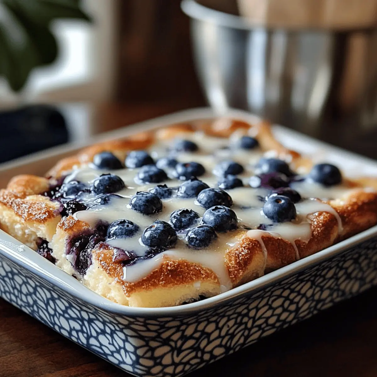 Blueberry Buttermilk Pancake Casserole
