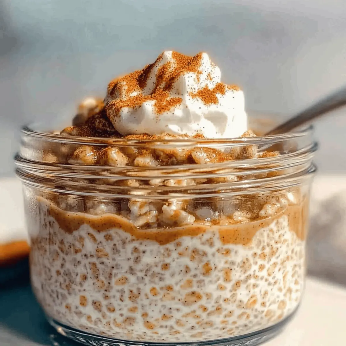 Cinnamon Roll Overnight Oats