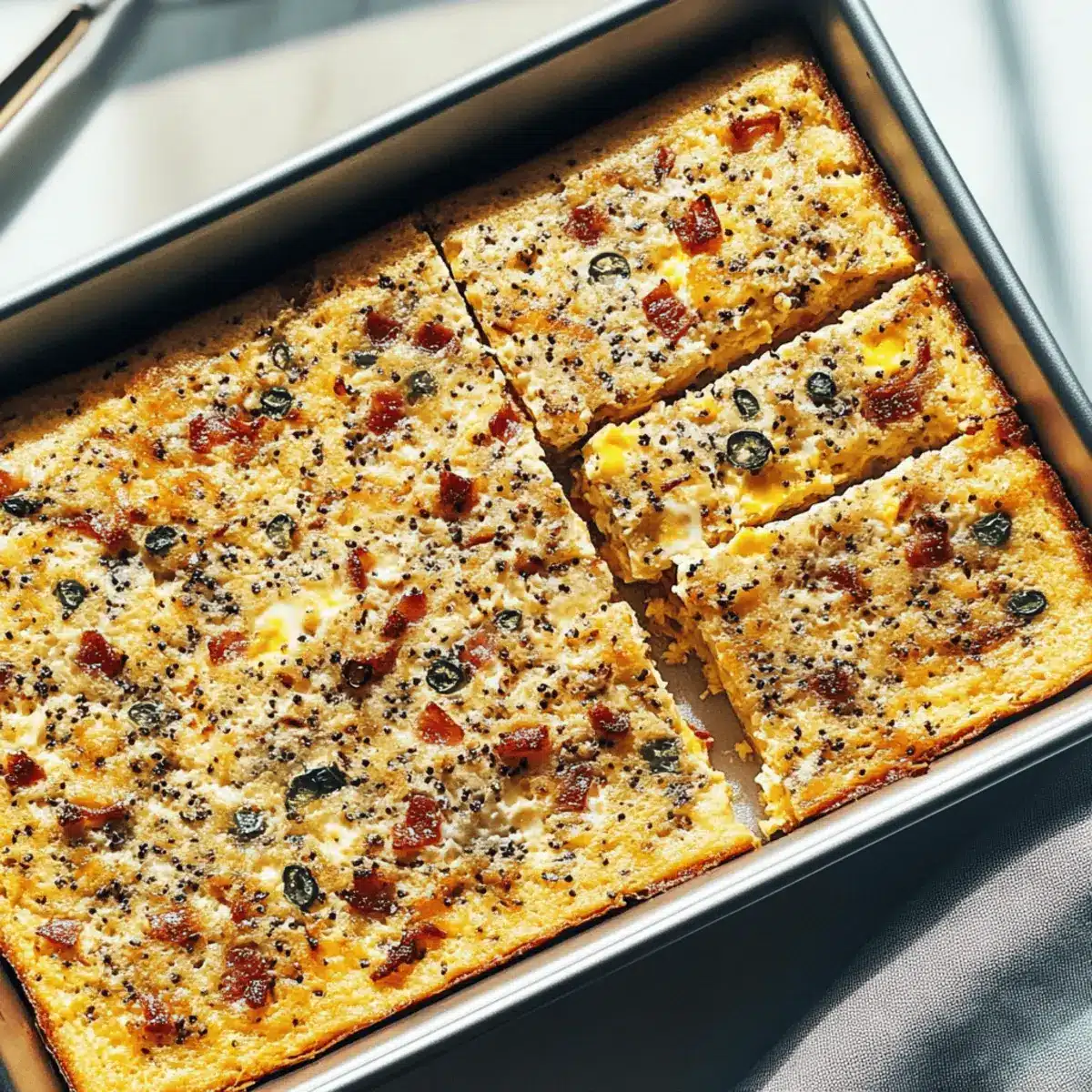 Cornbread Breakfast Casserole