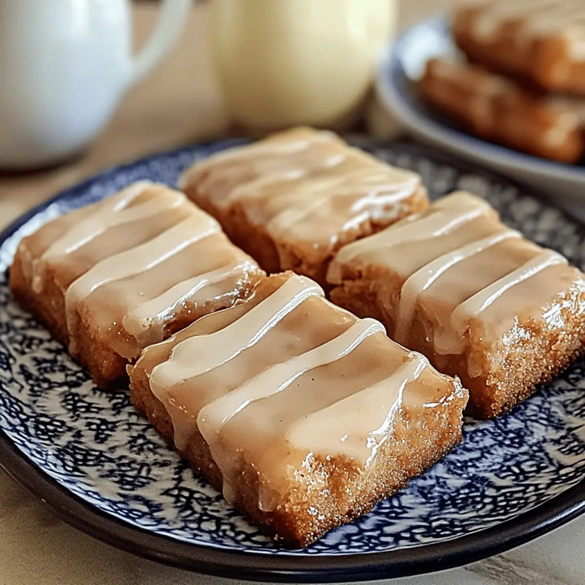 Soft Baked Maple Donut Bars