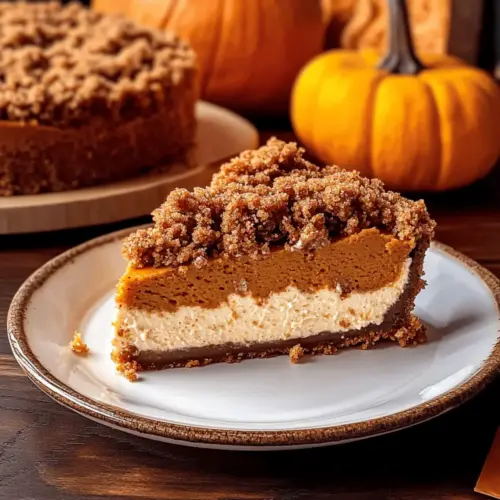 Pumpkin Streusel Cheesecake