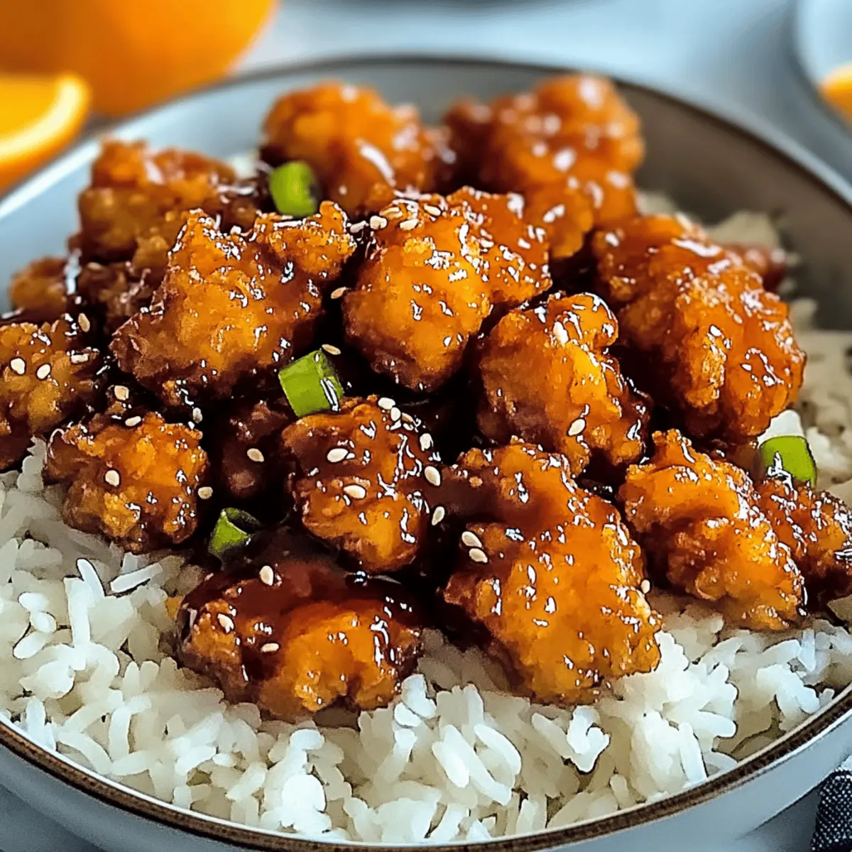 Crispy Orange Chicken