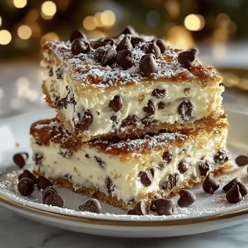 Classic Cannoli Squares