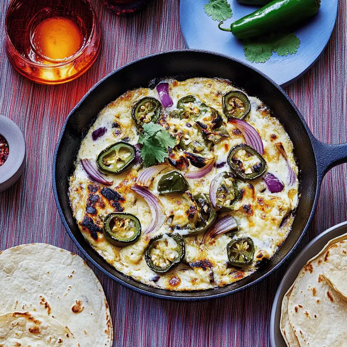Jalapeño Popper Skillet Tacos