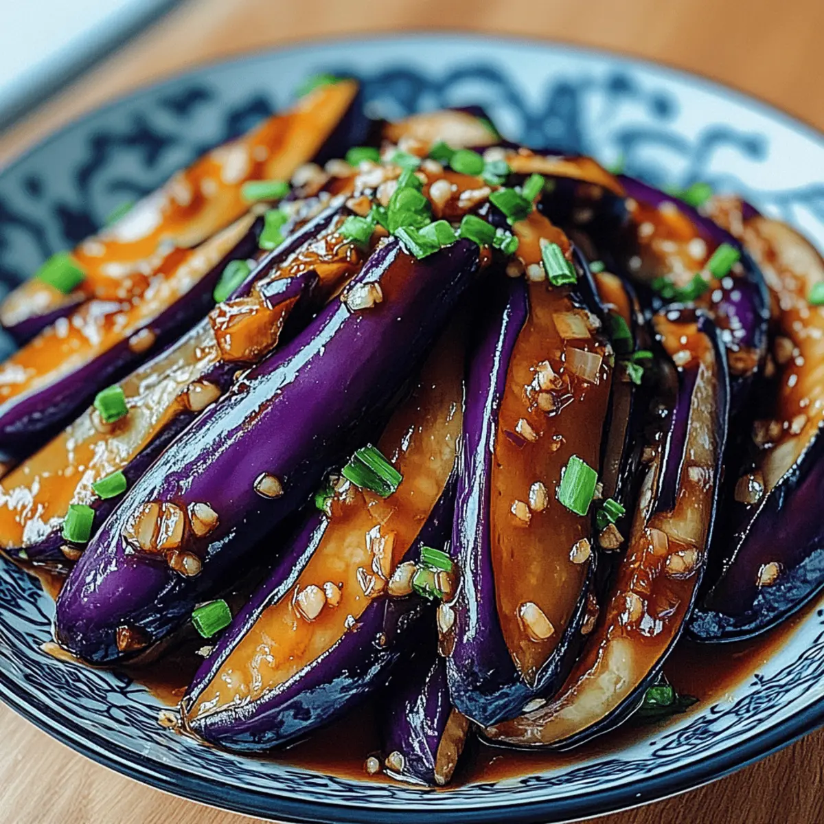 Chinese Eggplant with Garlic Sauce