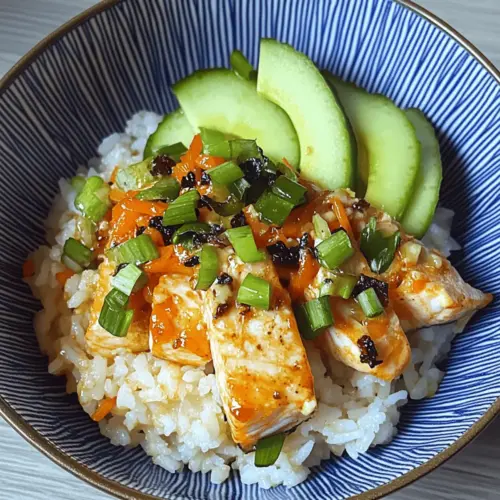 Copycat Salmon Rice Bowl