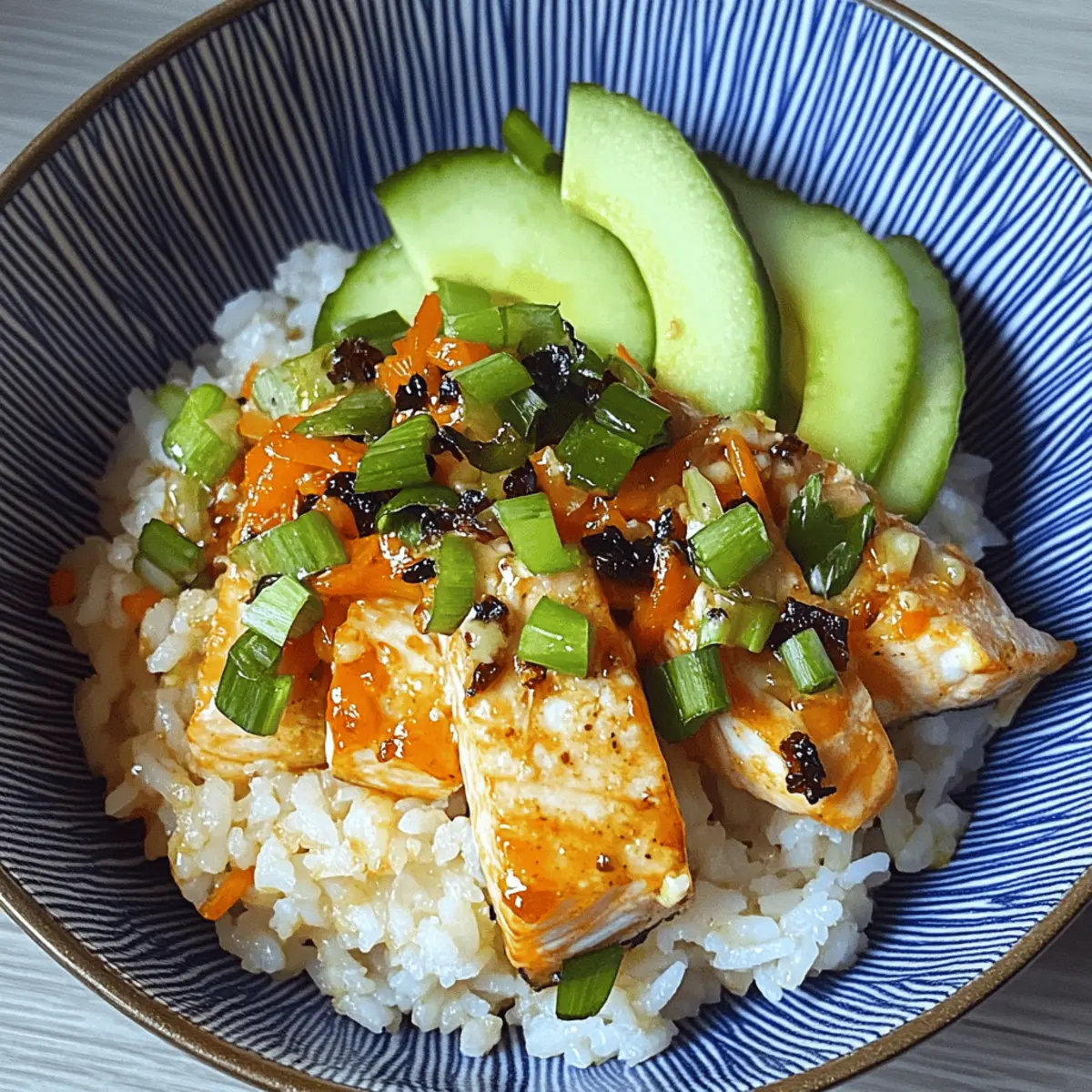 Copycat Salmon Rice Bowl