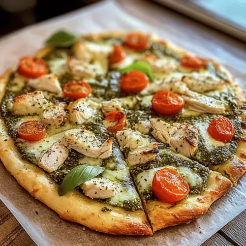 Chicken Pesto Pizza