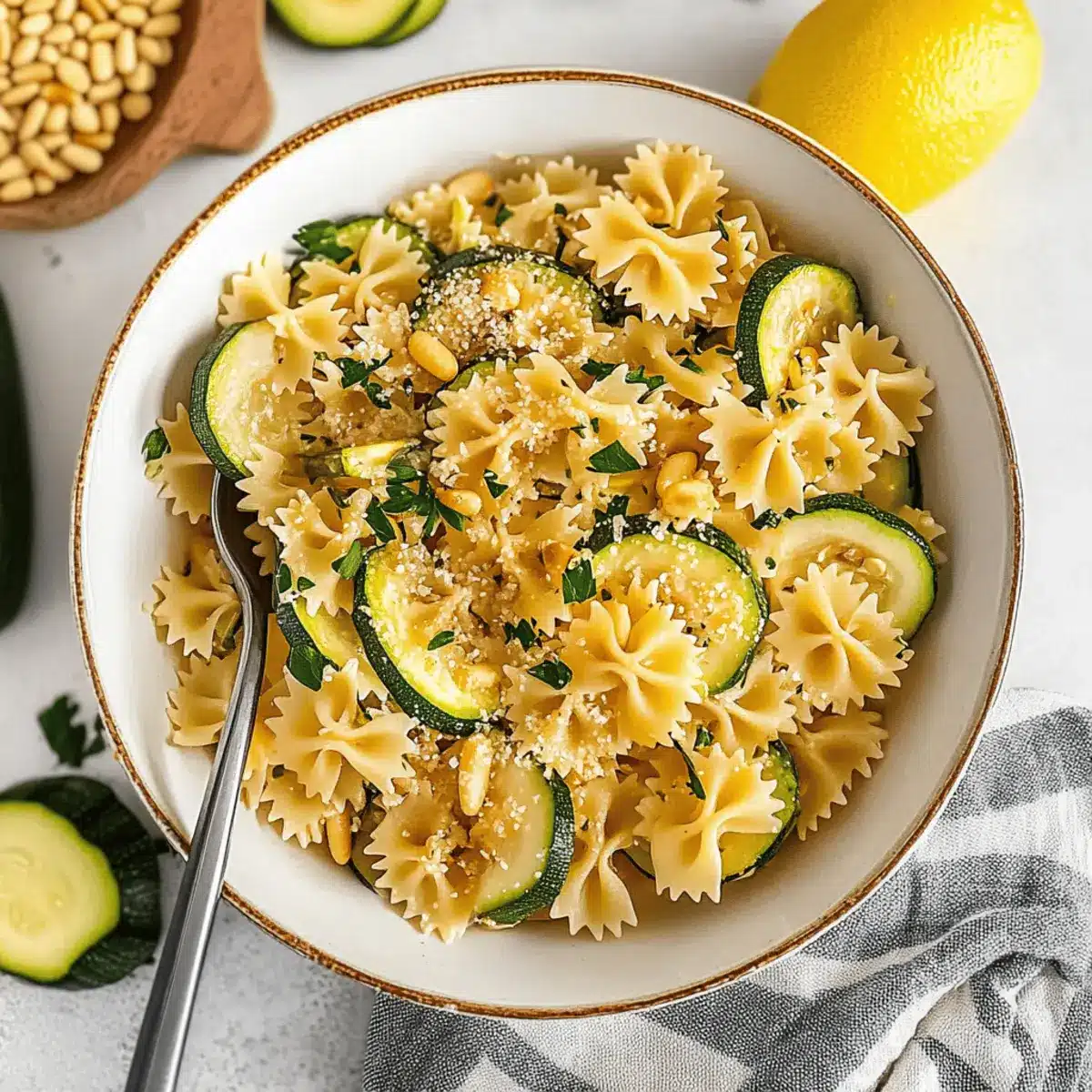 Lemon Zucchini Pasta