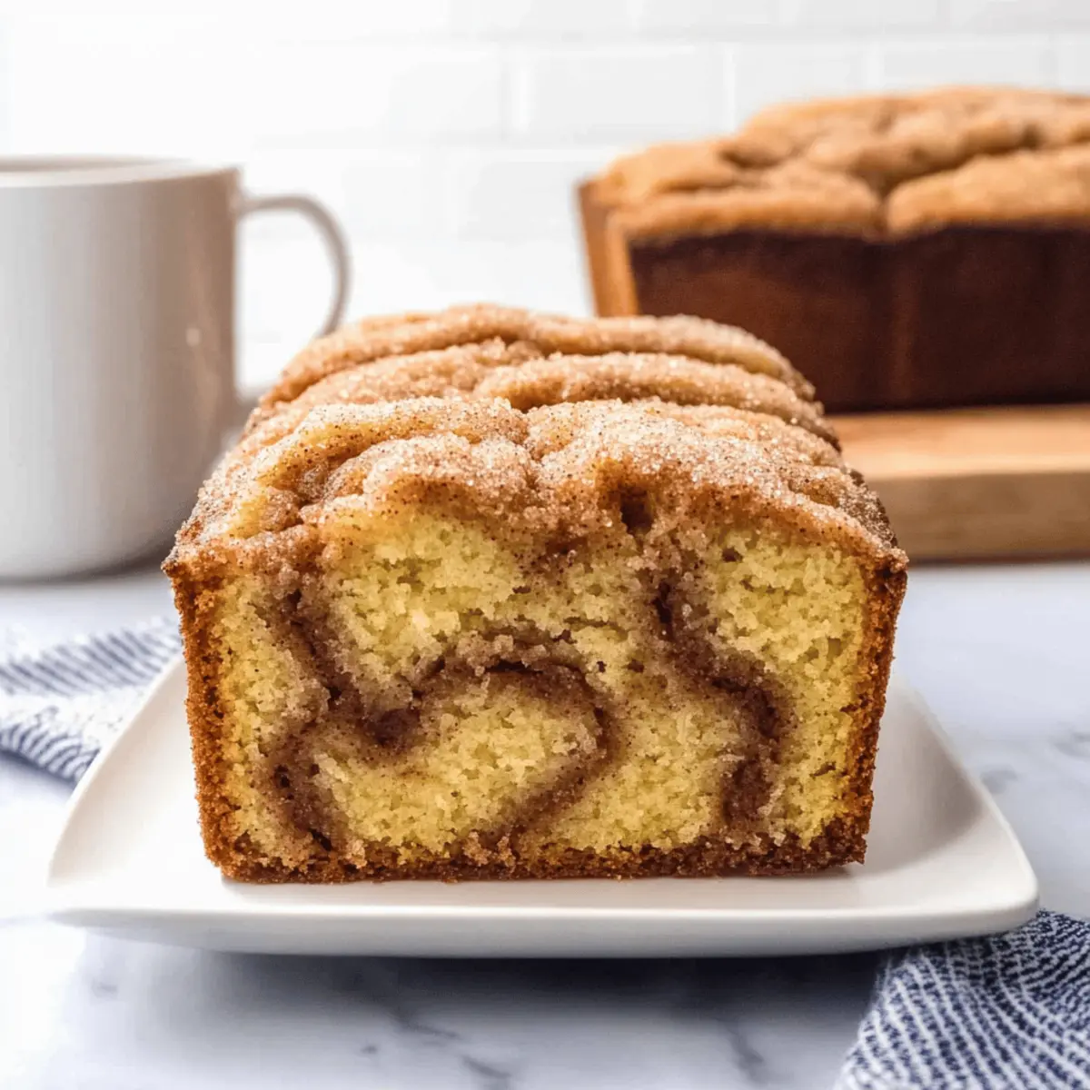 Moist Snickerdoodle Bread with Crunchy Cinnamon Swirl 4 Snickerdoodle Bread