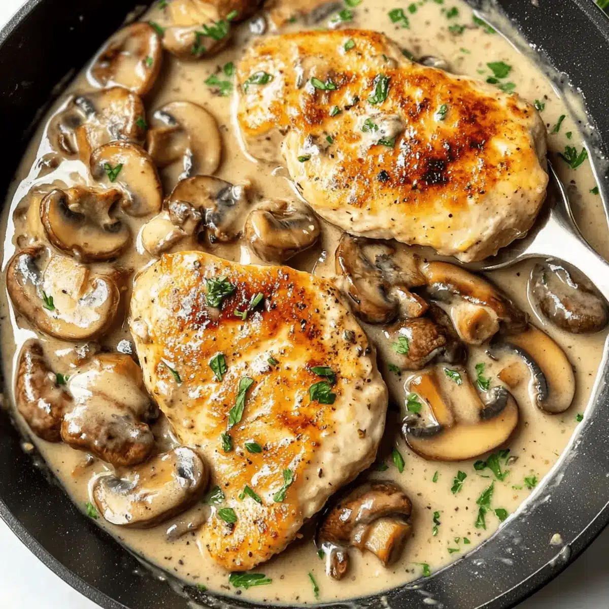 Creamy Mushroom Chicken that Melts in Your Mouth 4 Creamy Mushroom Chicken