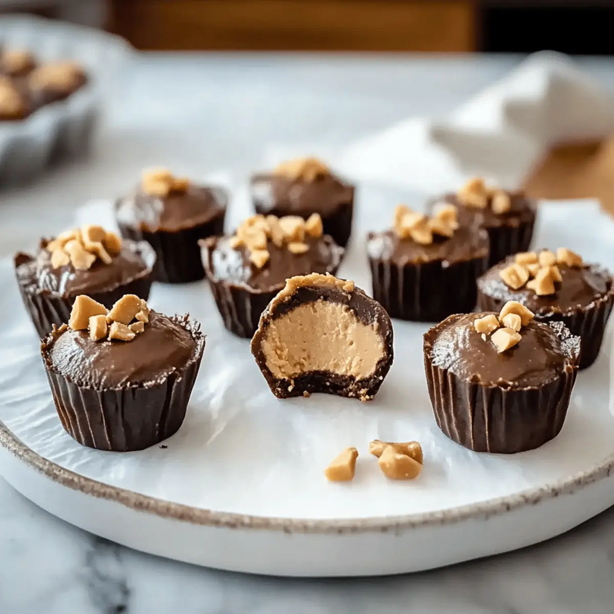 Keto Cheesecake Bites with Peanut Butter
