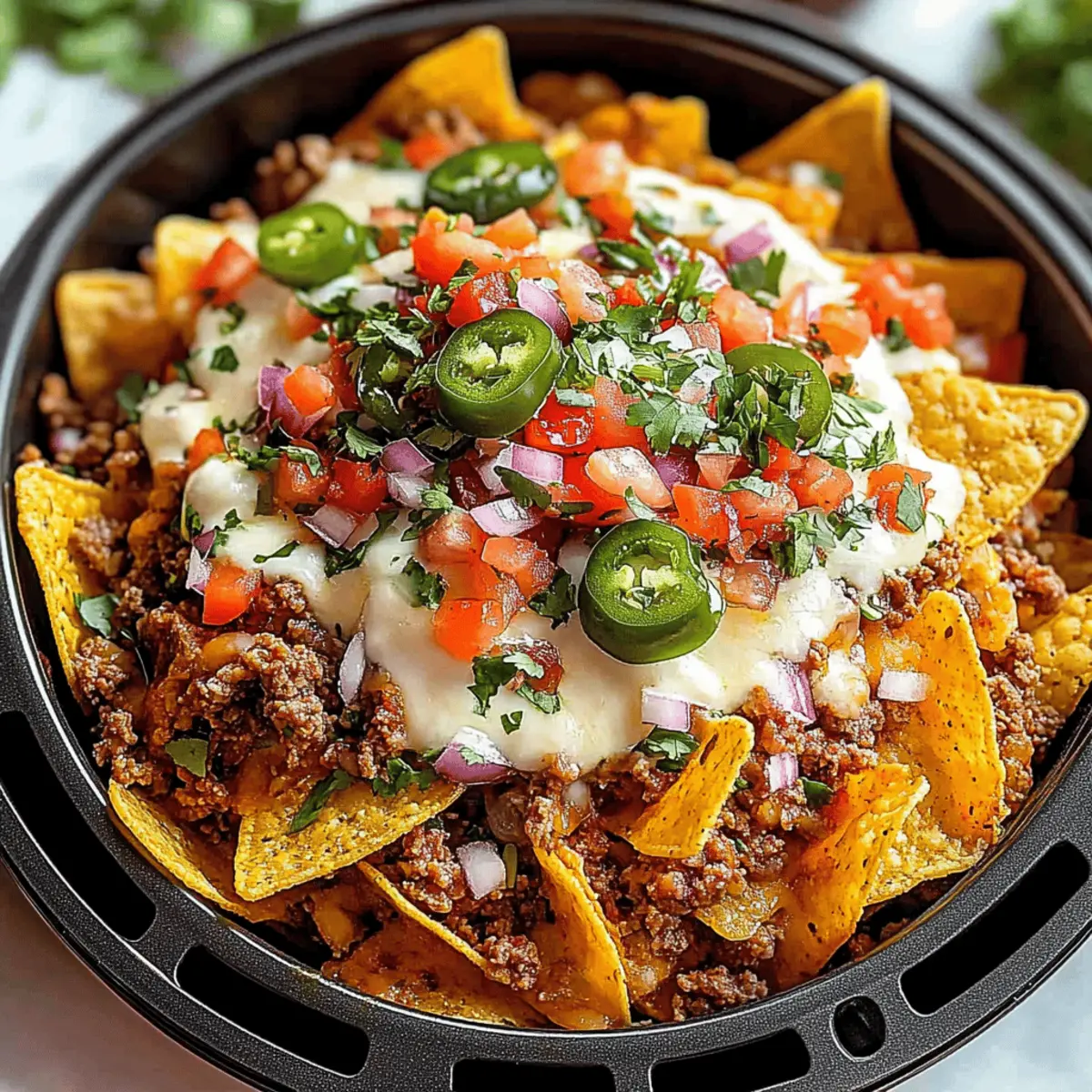 Air Fryer Nachos uahsnz