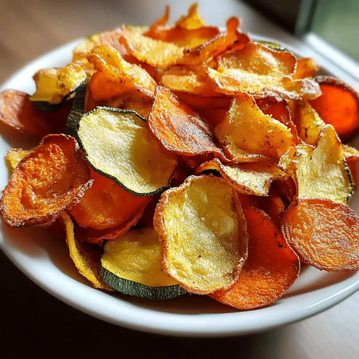 Air Fryer Veggie Chips msbycg