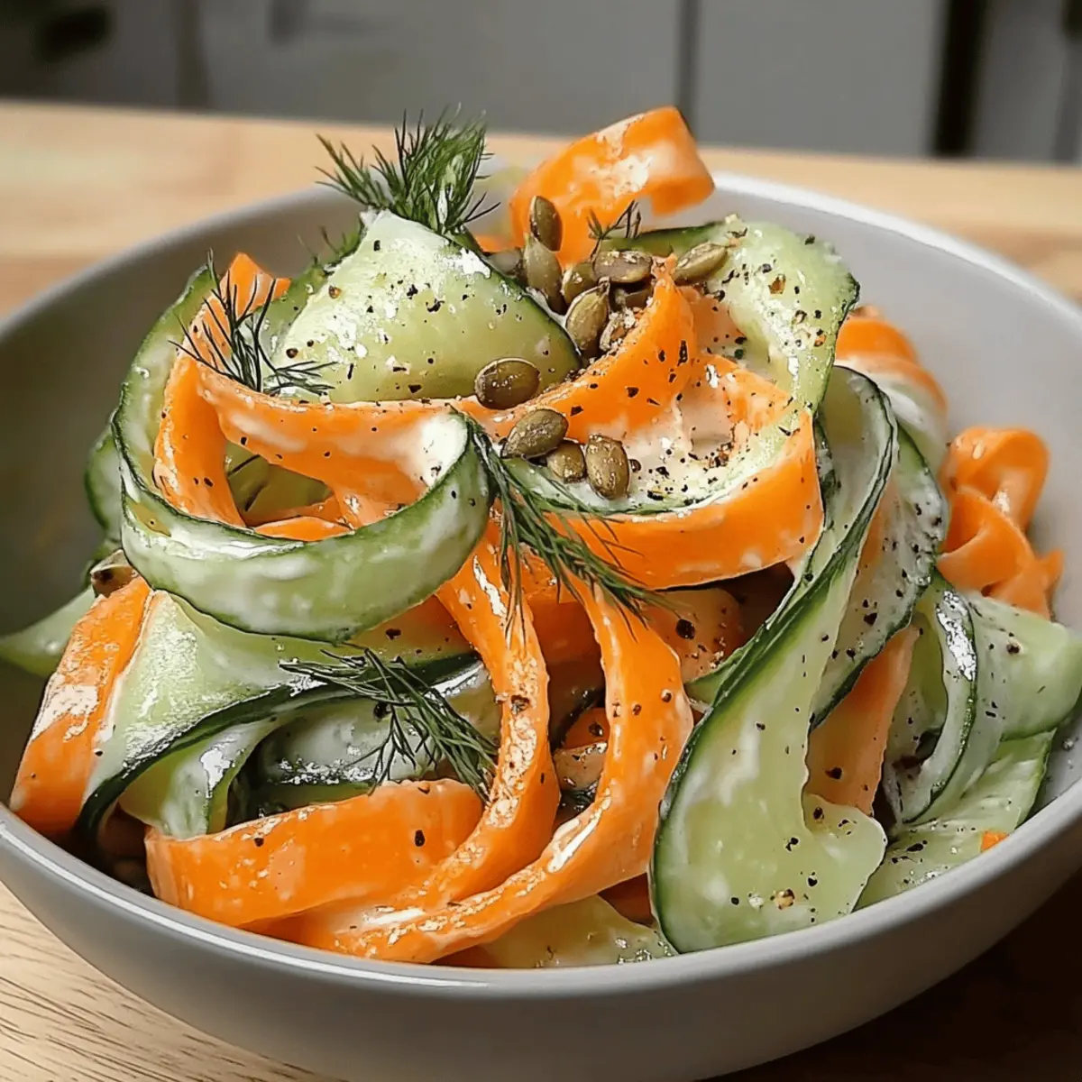 Carrot Cucumber Ribbon Sala pbmah5