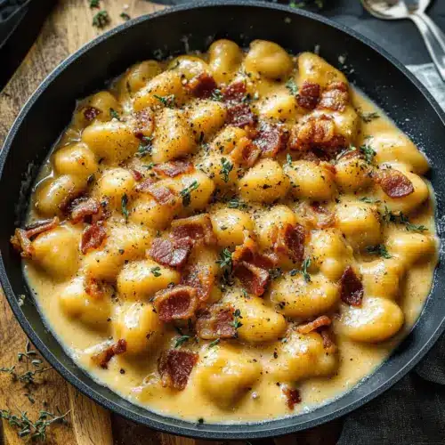 Creamy Pumpkin Gnocchi with Bacon