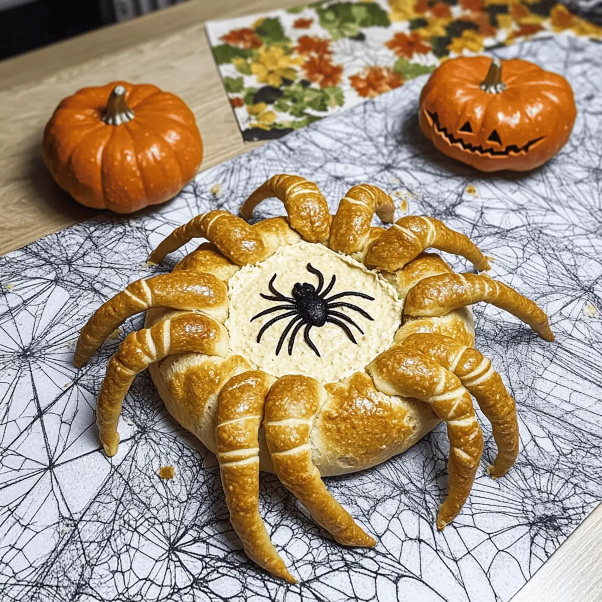 Halloween Spider Bread yyylsp