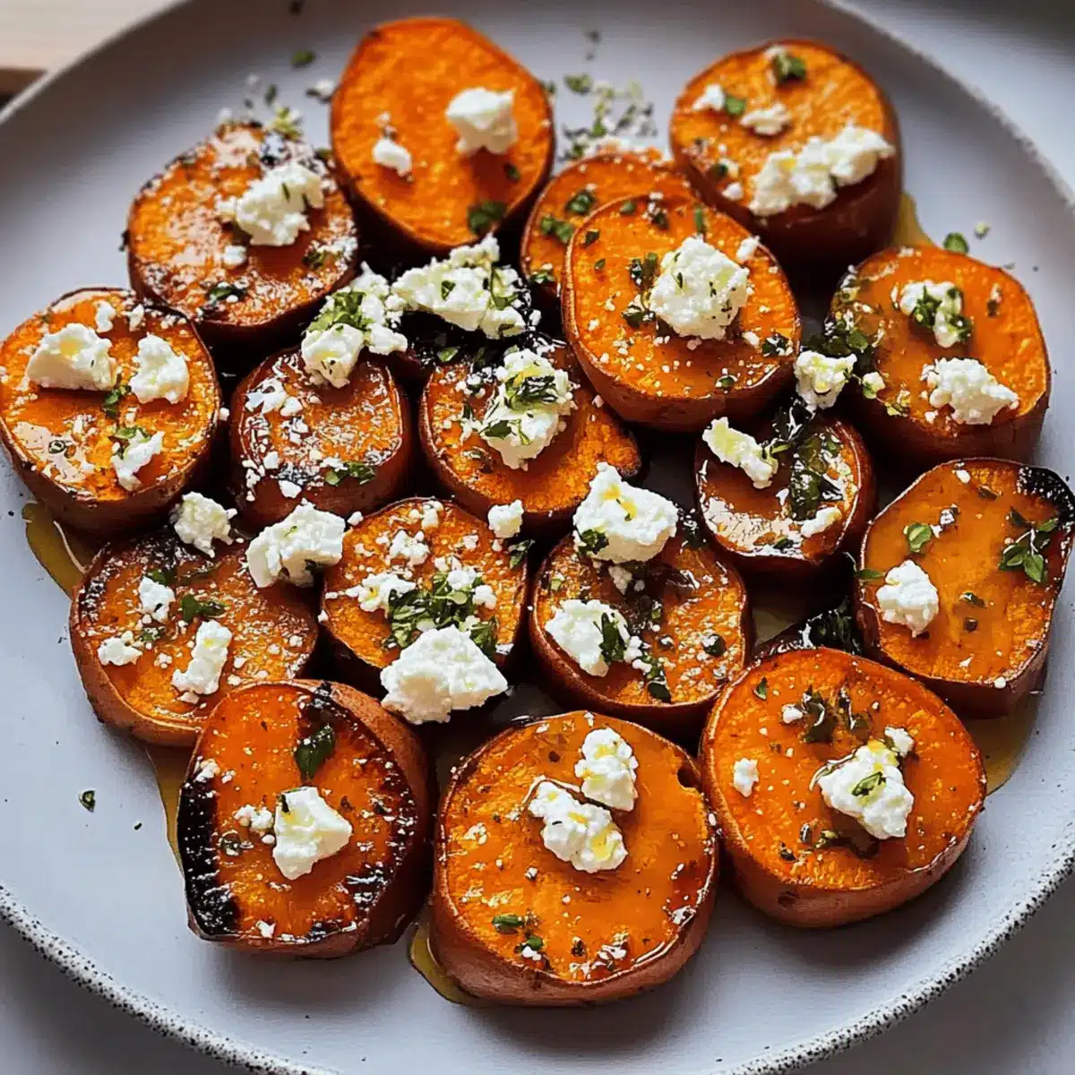 Honey Feta Sweet Potato