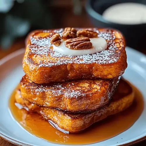 Pumpkin French Toast Breakfast
