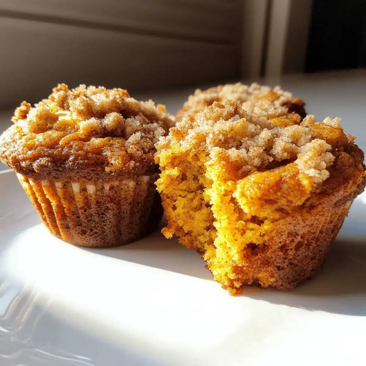 Spiced Pumpkin Streusel Muffins tsssmr