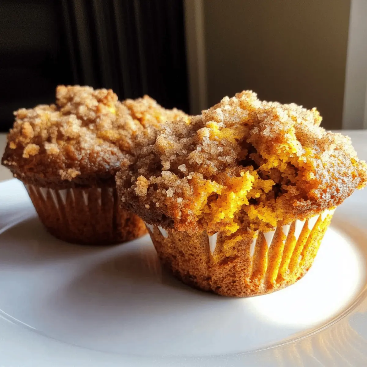 Spiced Pumpkin Streusel Muffins yahrti