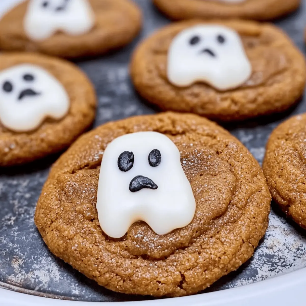Spooky Ghost Brown Butter Pumpkin Cookies dyjth4