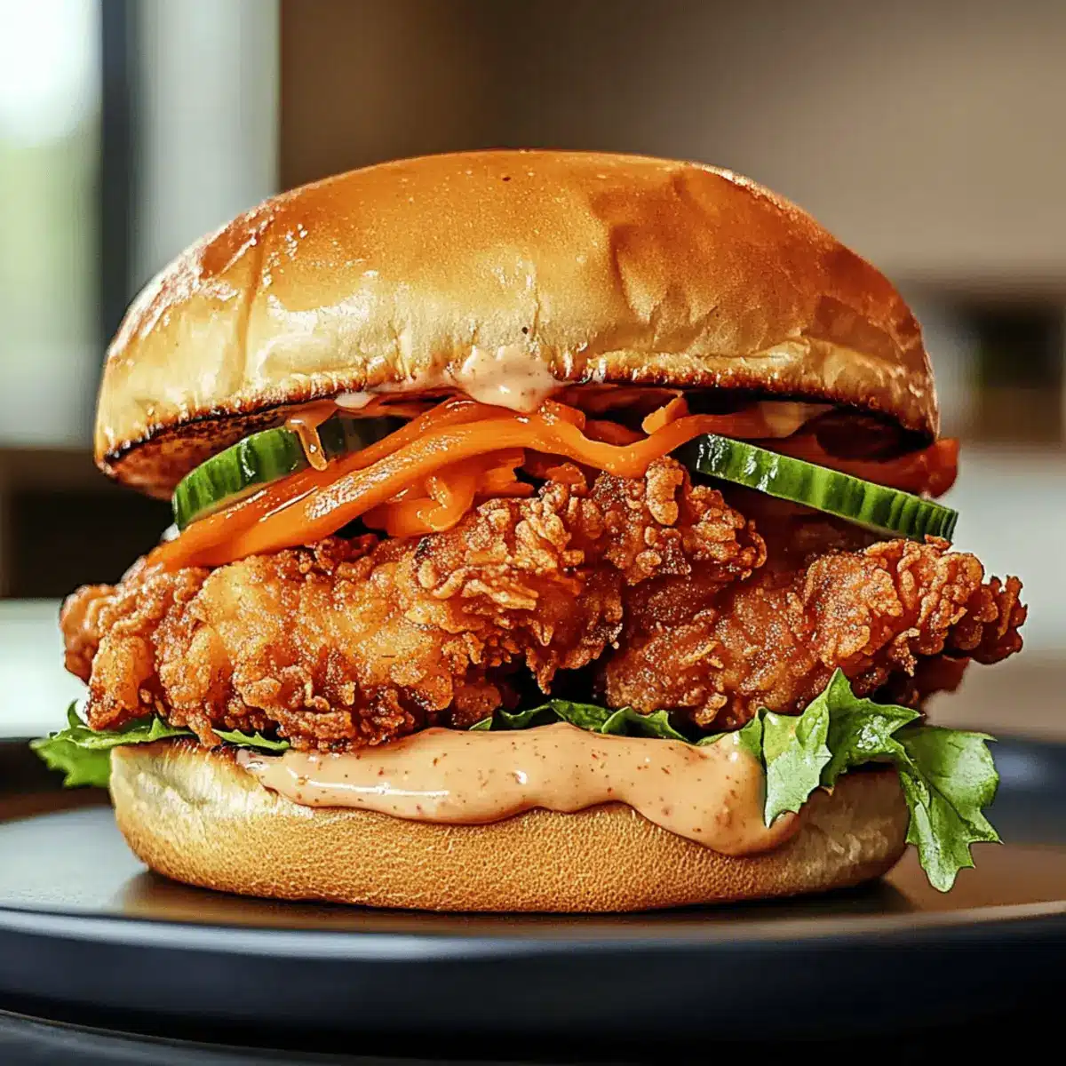 Thai Fried Chicken Sandwich ndeflu