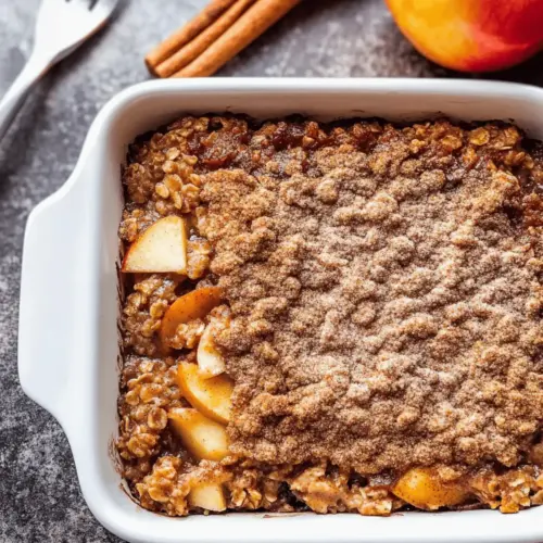 Pumpkin Apple Baked Oatmeal