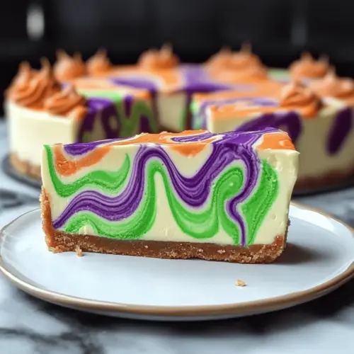 Harry Potter Inspired Polyjuice Potion Swirl Cheesecake