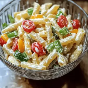 Classic Pasta Salad with Mayo