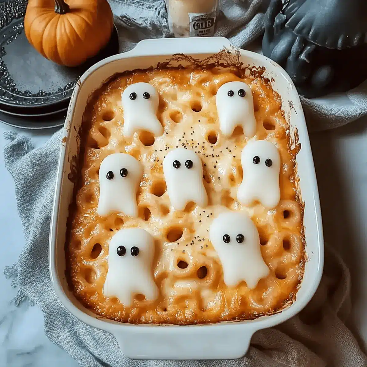 Spooky Ghoul-gheroni & Cheese