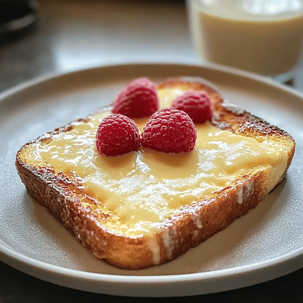 Air Fryer Custard Toast