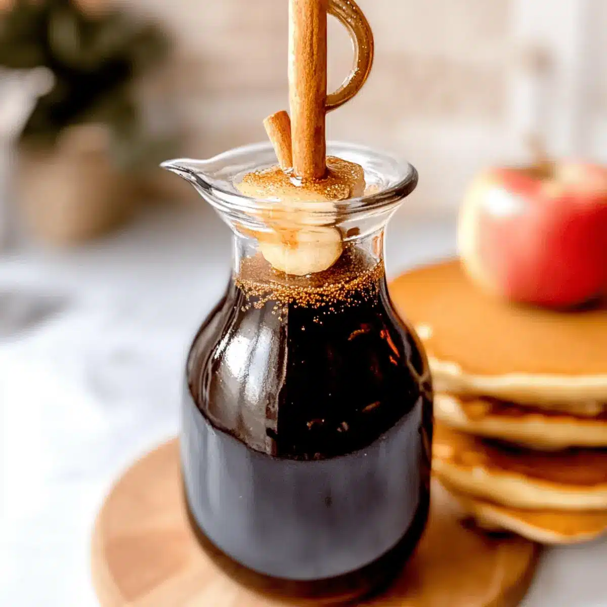 Homemade Apple Brown Sugar Syrup for Cozy Fall Mornings 3