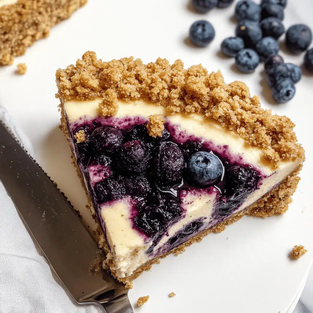 Blueberry Crumble Cheesecake ihw3ek