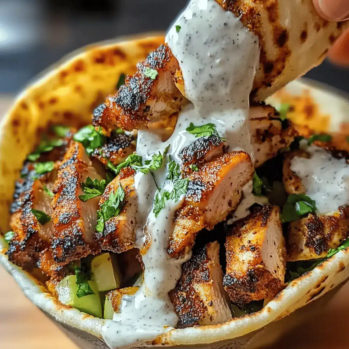 Chicken Shawarma with Garlic Sauce zf2ef3