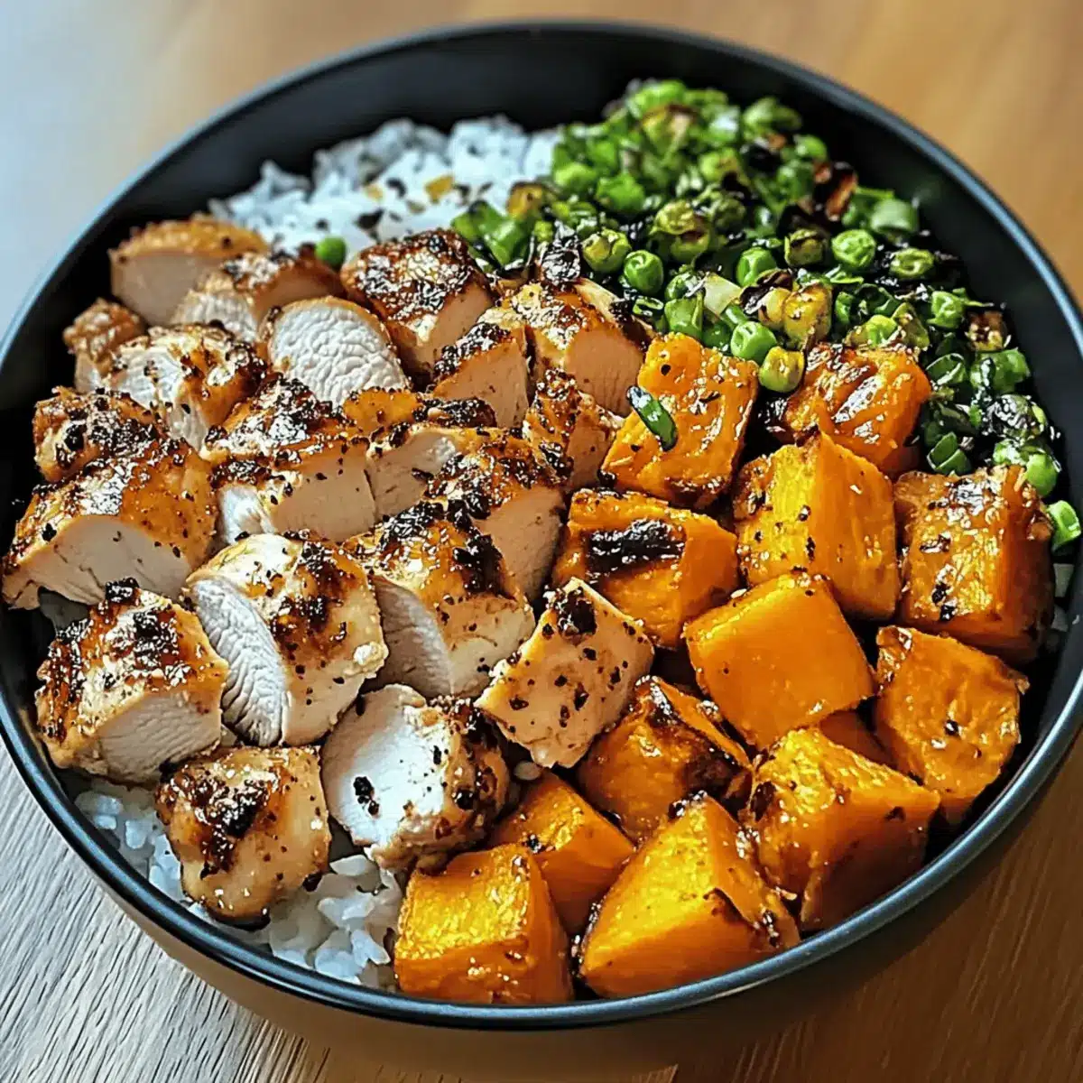 Chicken and Sweet Potato Rice Bowl tnhrcs