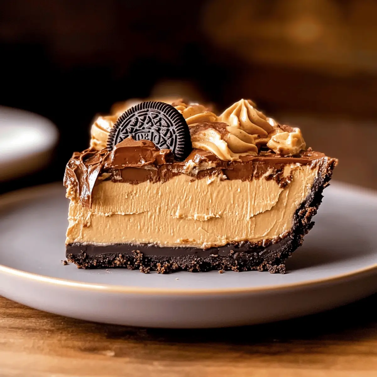 Chocolate Peanut Butter Pie mueygf