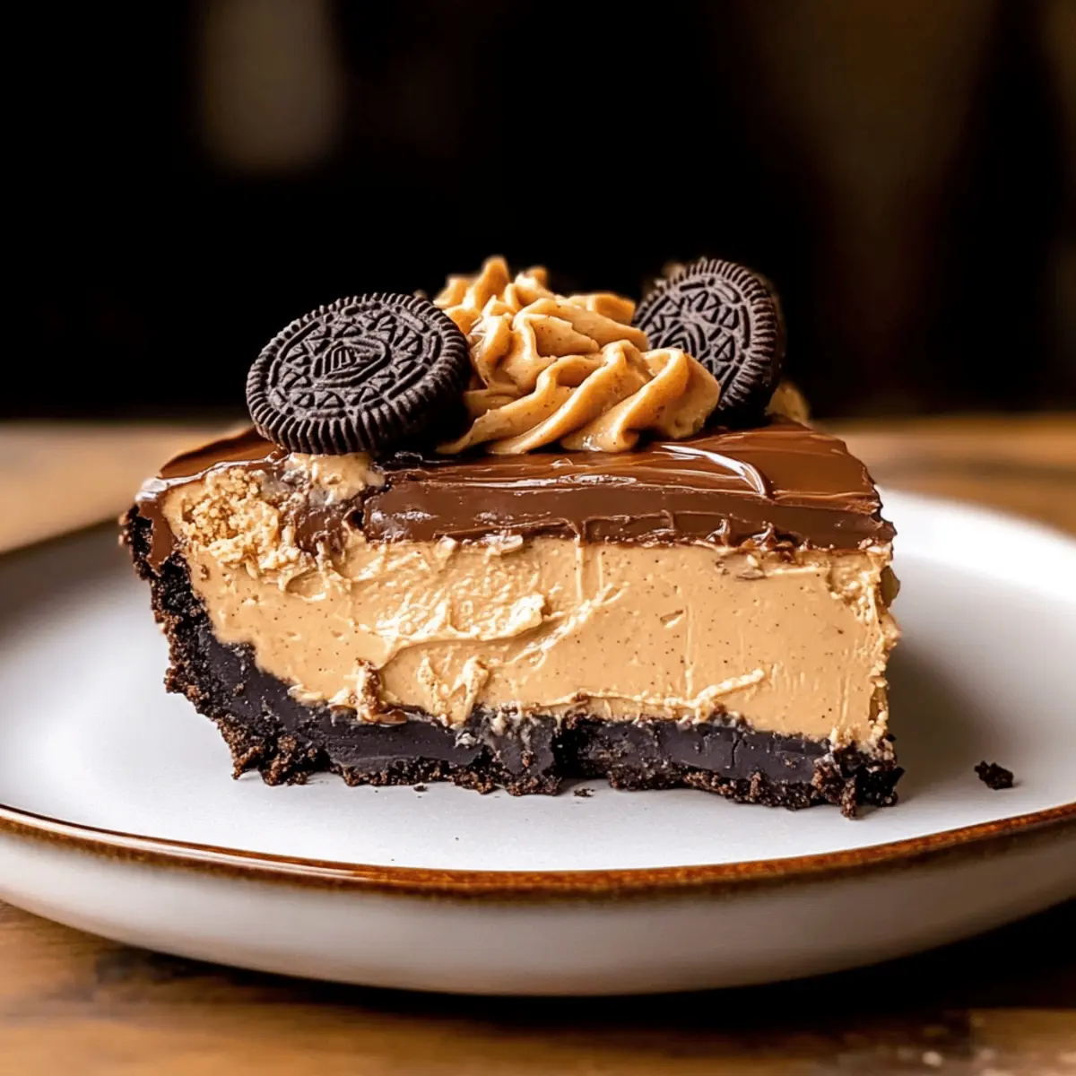 Chocolate Peanut Butter Pie r4jiao