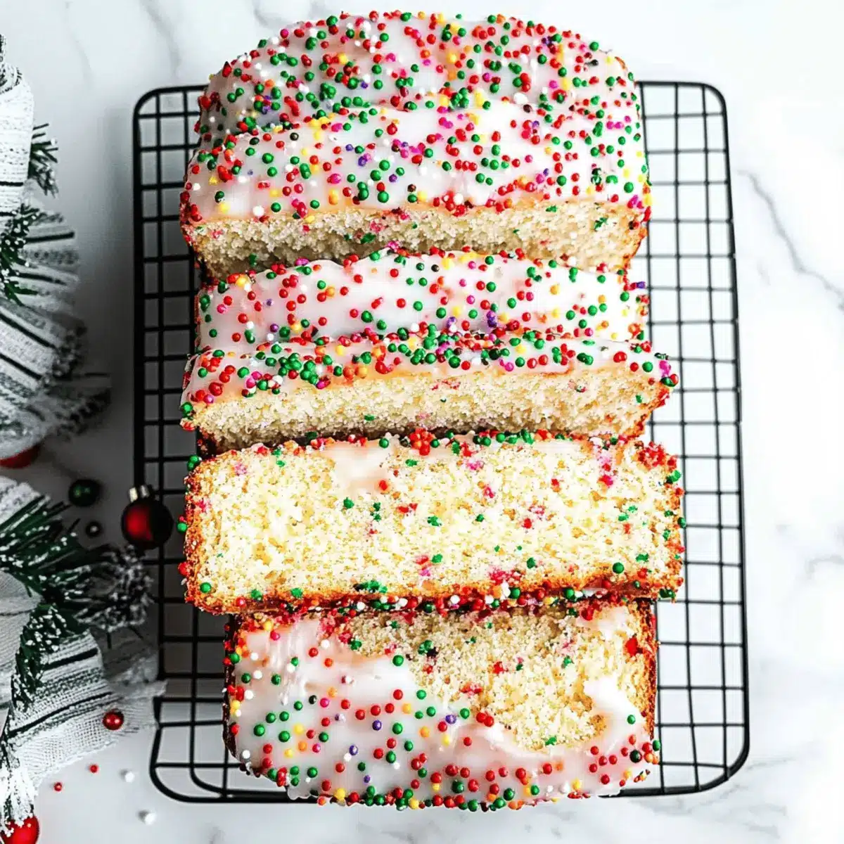 Colorful Christmas Sprinkle Buttermilk Bread Recipe Delight 2 Christmas Sprinkle Buttermilk Bread ndepjt