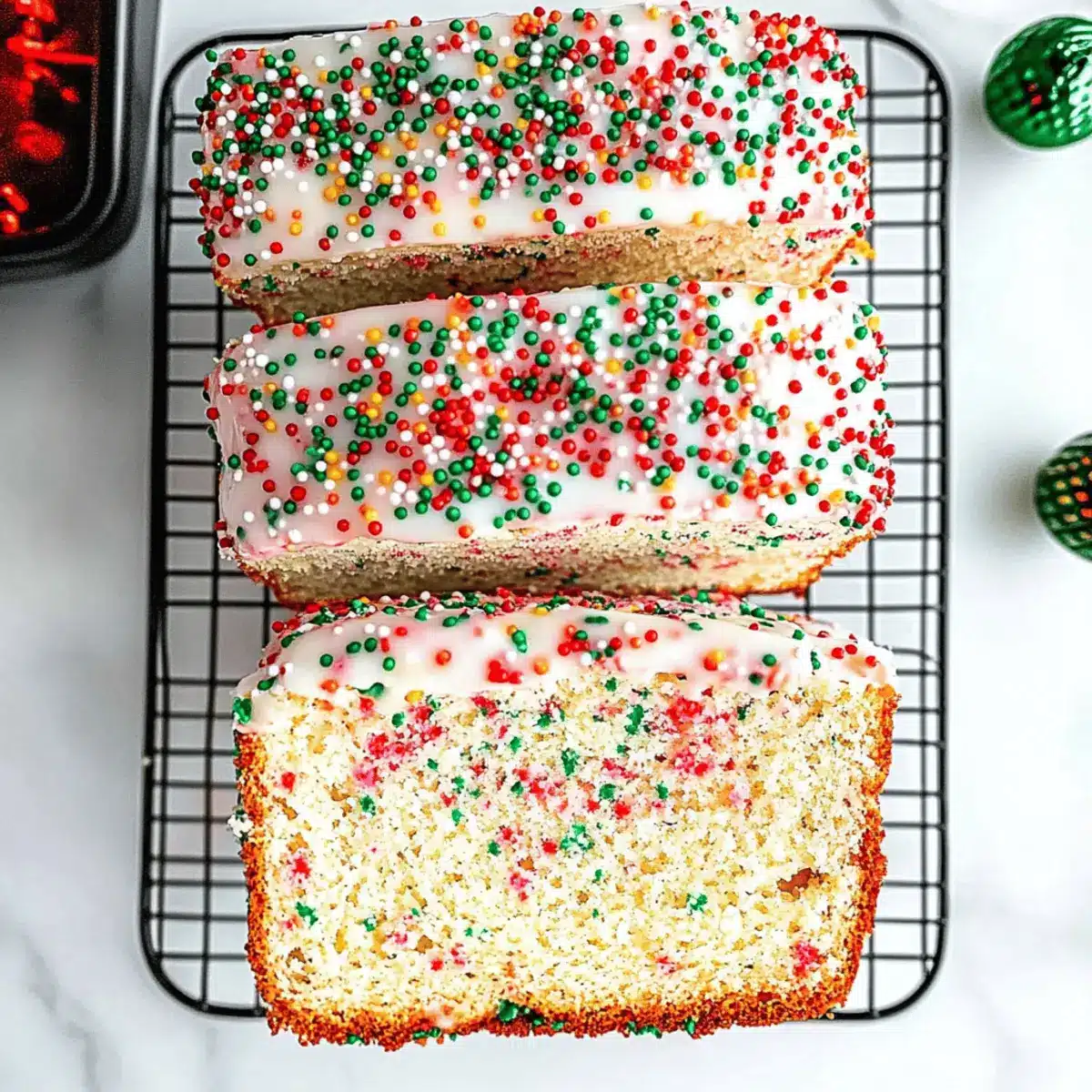 Colorful Christmas Sprinkle Buttermilk Bread Recipe Delight 3 Christmas Sprinkle Buttermilk Bread ywlojt