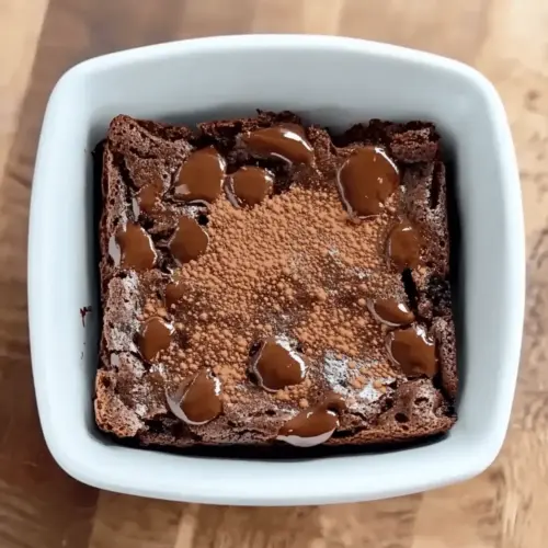 Cottage Cheese Microwave Brownie