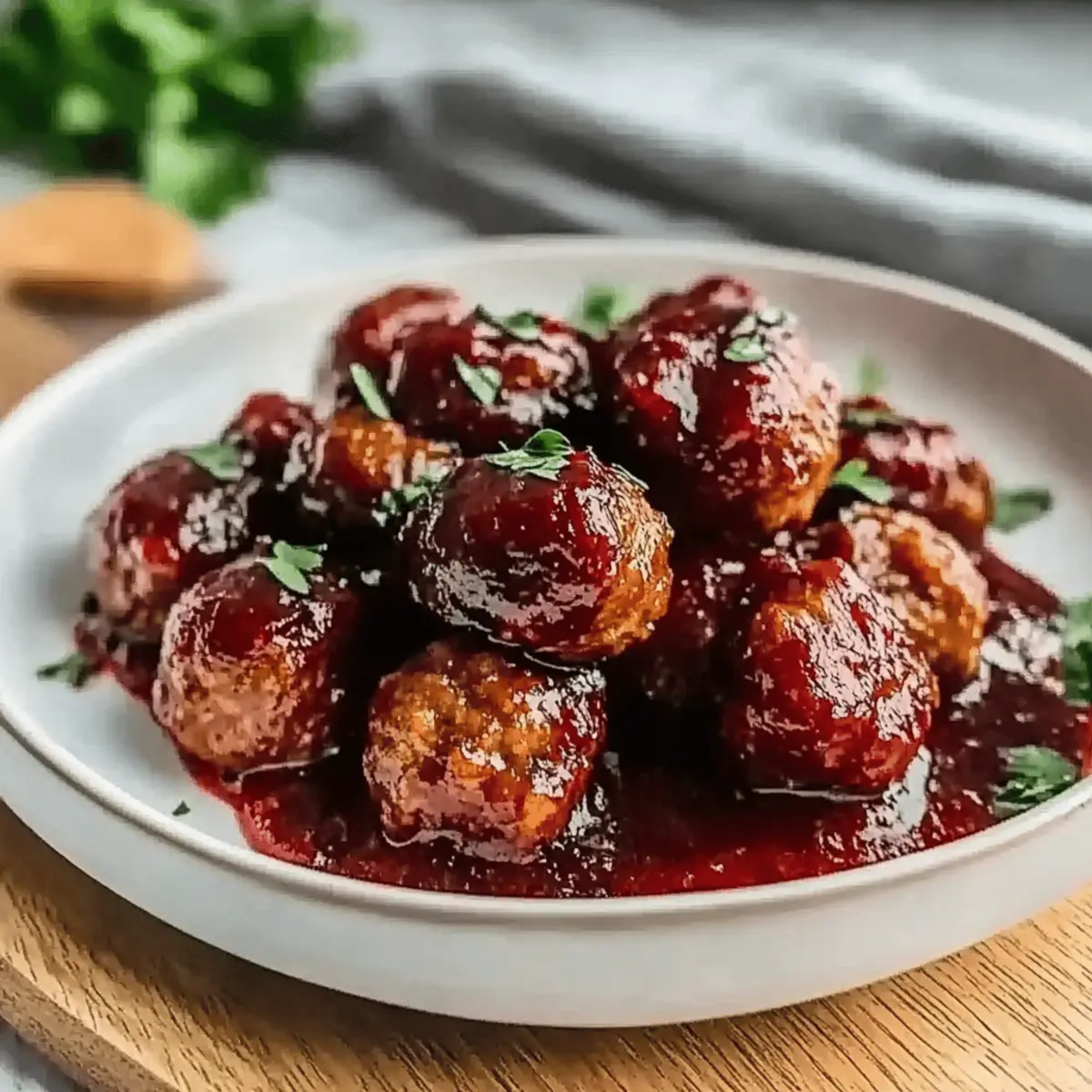 Cranberry Sauce Meatballs nupffi