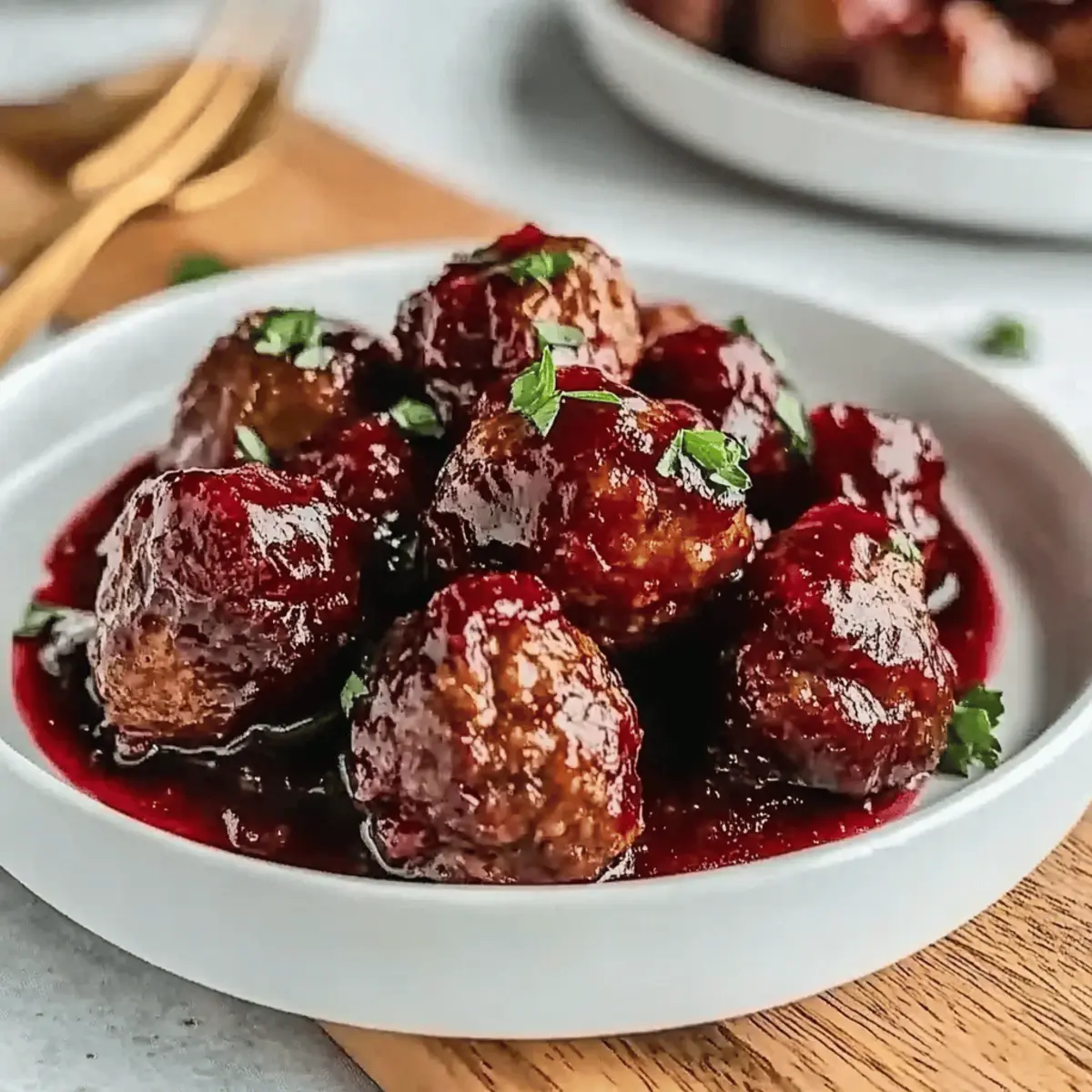 Cranberry Sauce Meatballs pkdvhg