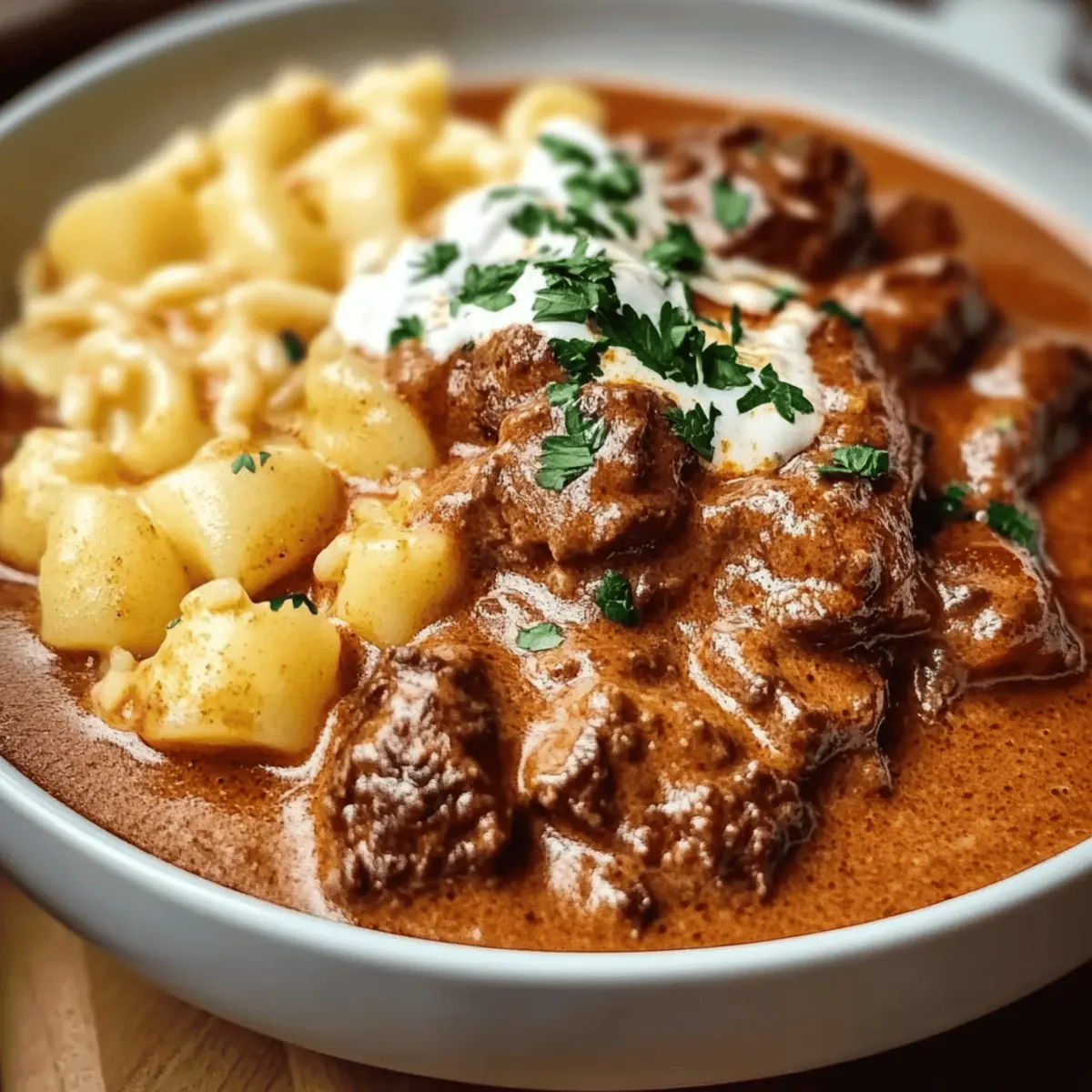 Creamy German Goulash: Cozy Comfort Food Made Easy 1 Creamy German Goulash qkcnbd