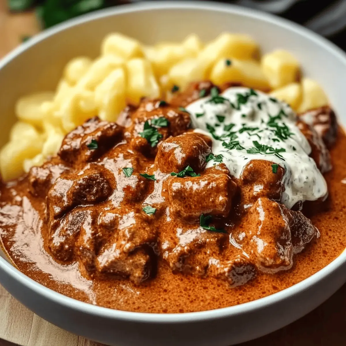 Creamy German Goulash: Cozy Comfort Food Made Easy 3 Creamy German Goulash yp5dvm