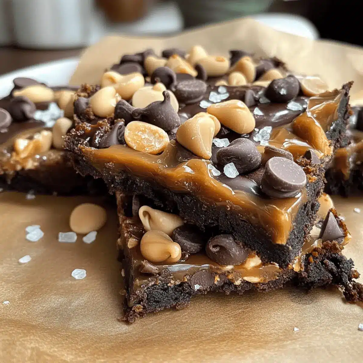 Decadent Date Caramel Brownie Bark tfdmqd
