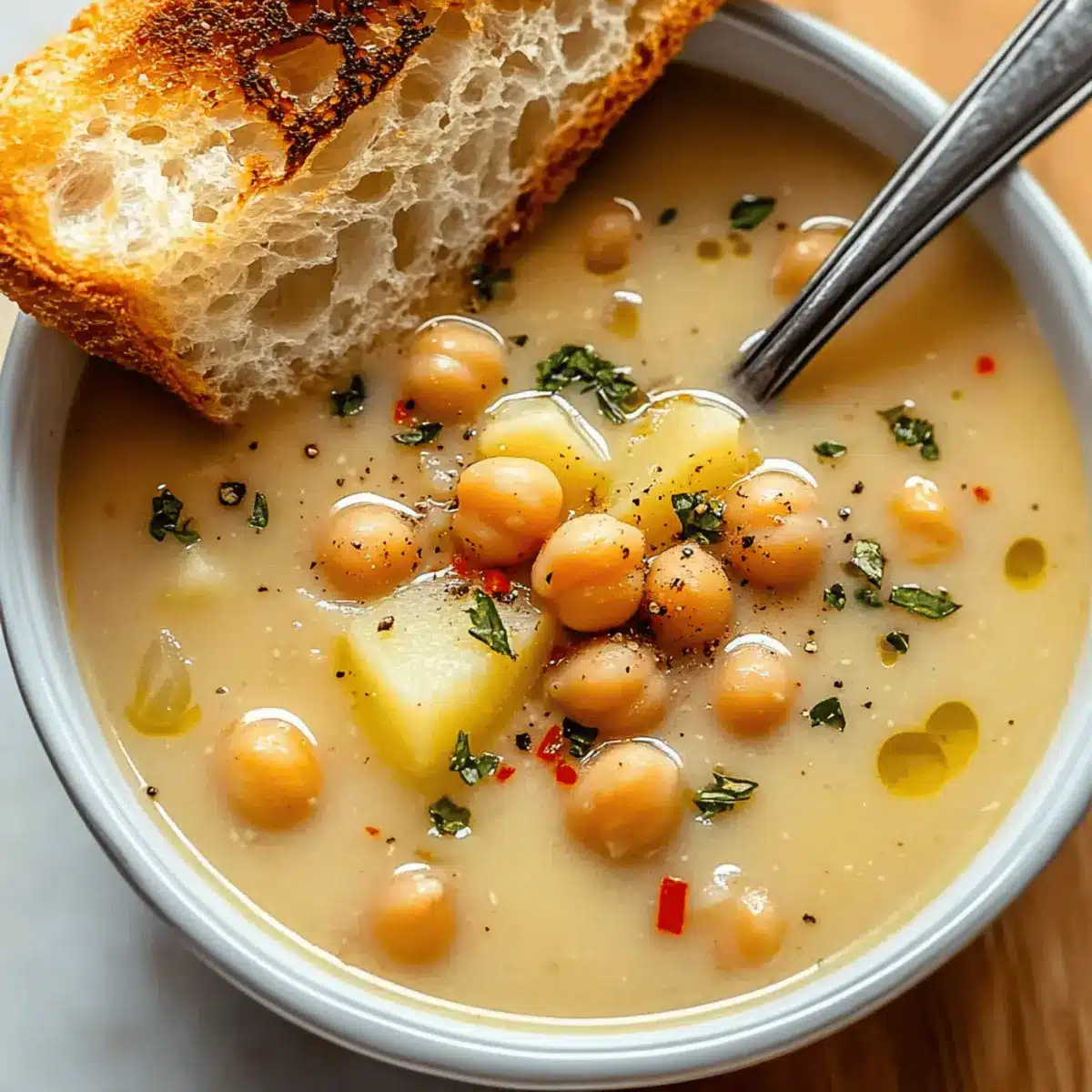 Garlic Chickpea Soup mnh64m