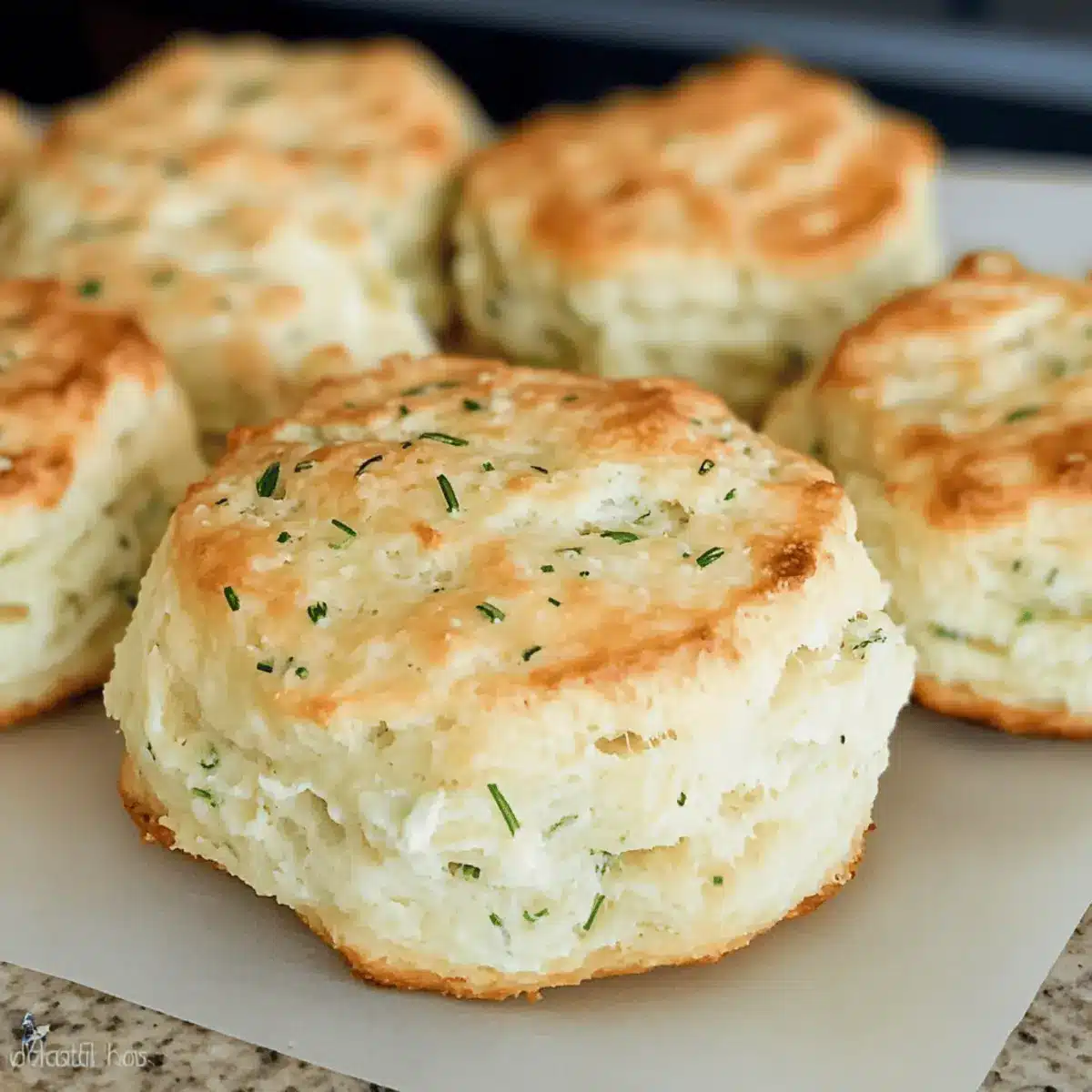 Flaky Goat Cheese and Chive Biscuits for Brunch Bliss 1 Goat Cheese and Chive Biscuits h4ovwl
