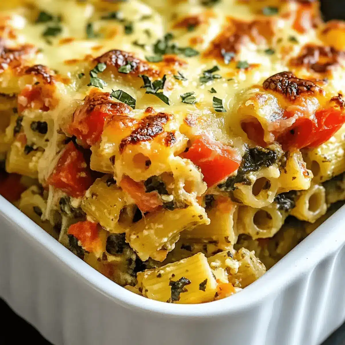 Mediterranean Vegetable Pasta Bake epveao